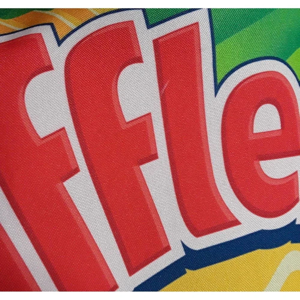 Lays Ruffles Queso Chip Snack Food Themed Pillow Novelty Home Decor 17'' Tall